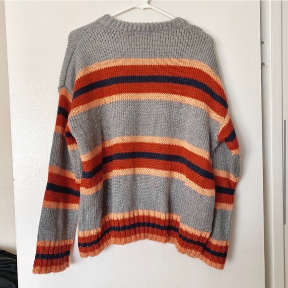 UO Striped Boyfriend Sweater - Picture 3 of 3